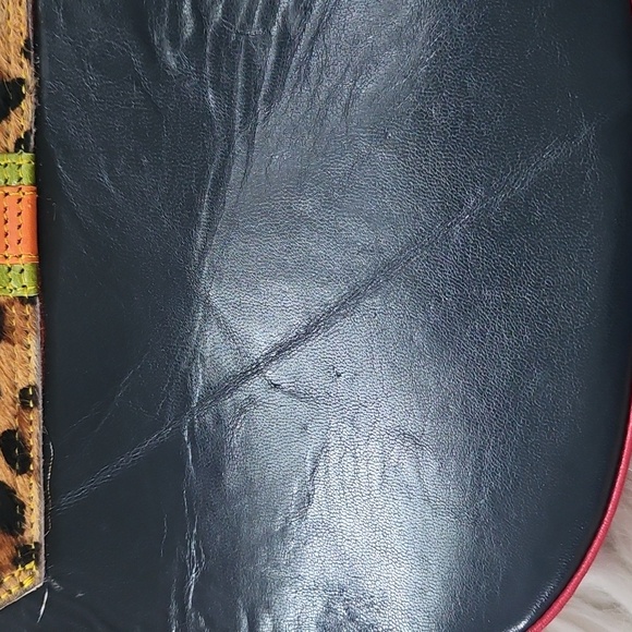 Folklore Couture Multi-Colored Leopard Print Crossbody NWT - Picture 4 of 13